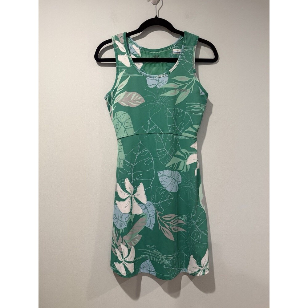 Columbia PFG Active Dress XS Tropical Stretch Lightweight Travel Vacation Cruise
